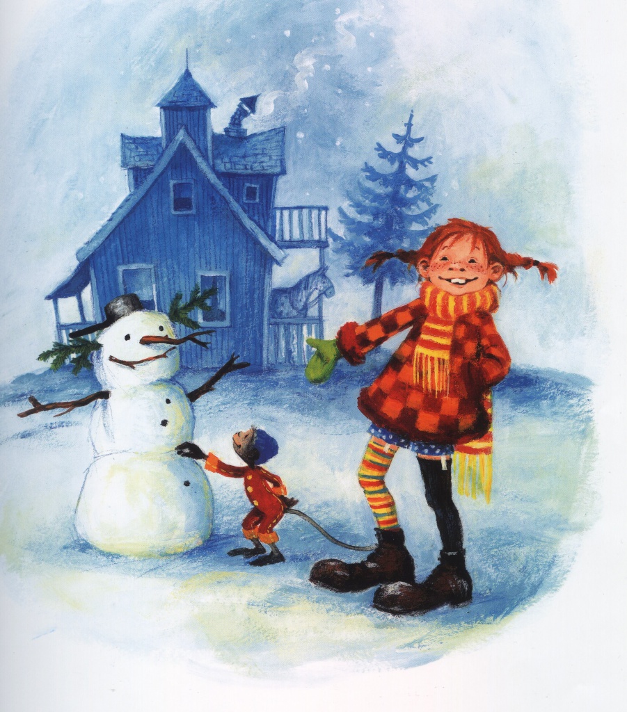 Graphik Pippi Langstrumpf feiert Weihnachten, 14. Winter-Familientheater-Reihe